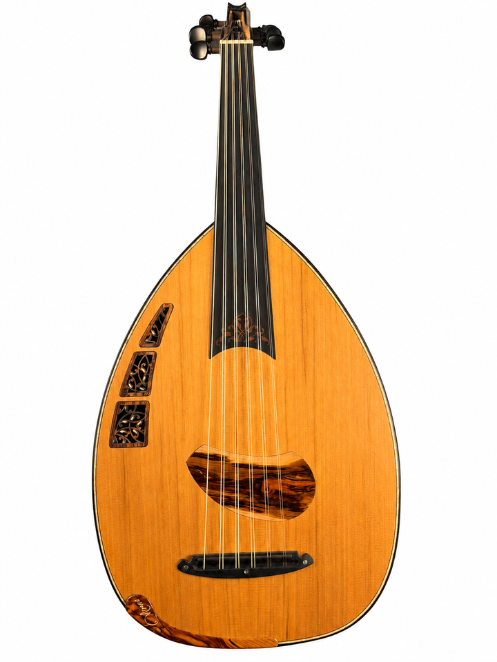 Wyjątkowy arabski oud z drewna morelowego MRS-50 marki Miras