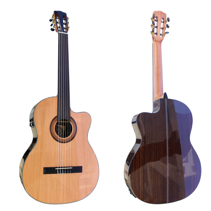 Båndløs elektrisk klassisk guitar med equalizer CP-3