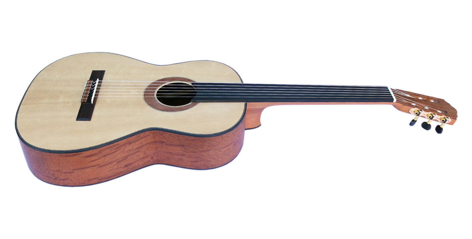 Sala Muzik COP-404 fretless guitar, 49 cm body with pomela wood sides