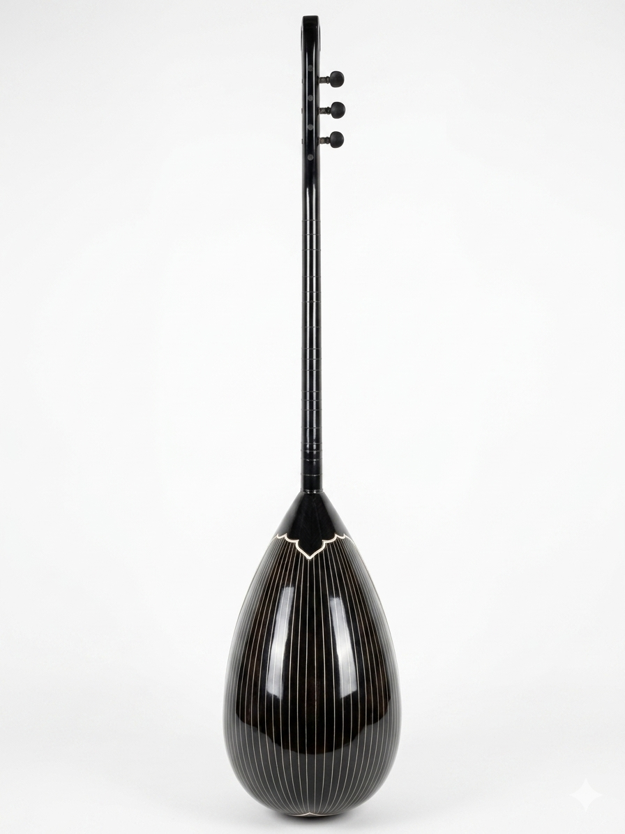 Handmade Ahmet Kaya tribute baglama KAYA-4 by Sala Muzik