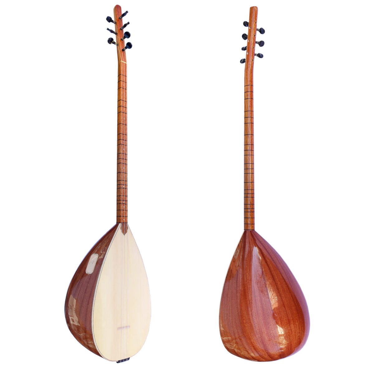 Türkisches professionelles Langhals-Baglama OSL-201 aus Mahagoni von Sala