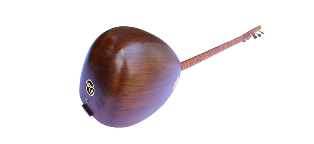 Walnut long neck baglama saz ASL-202 by Dest