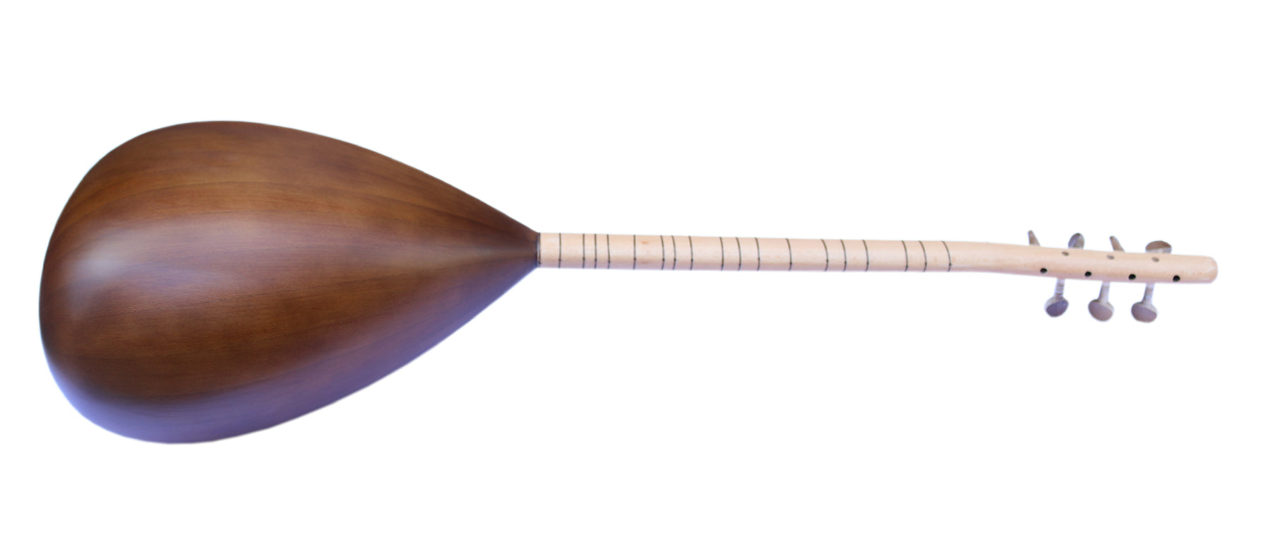 Handgefertigte Maulbeer-Kurzhals-Baglama ASK-109