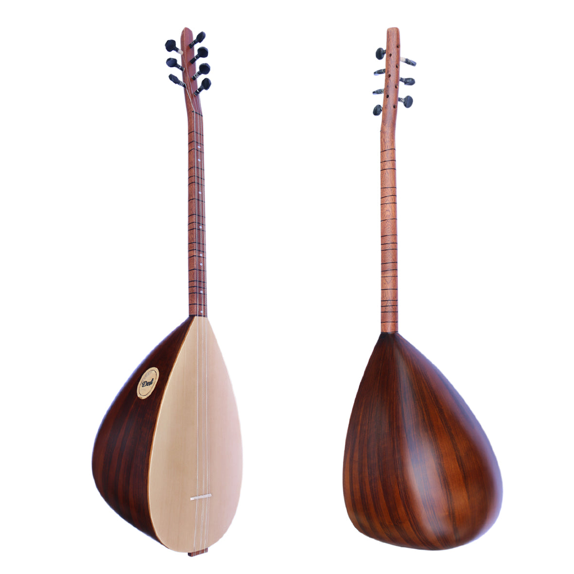 Türkisches Qualitäts-Kurzhals-Baglama ASK-201 aus Mahagoni von Dest