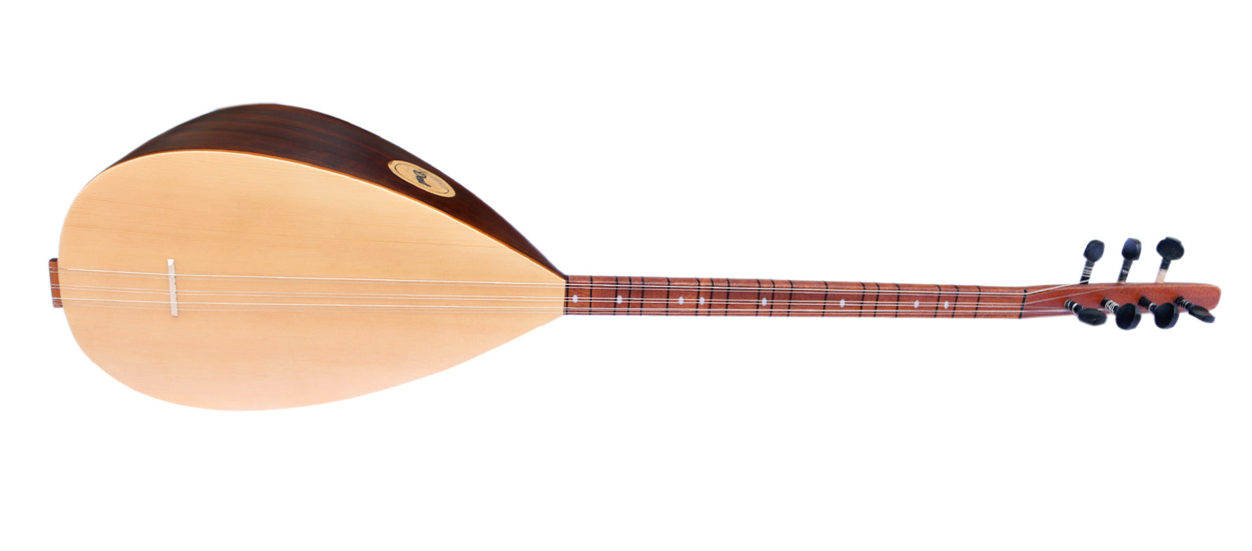 Mahagoni-Kurzhals-Baglama ASK-201 von Dest