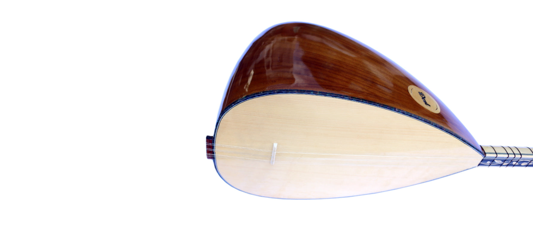 Maulbeere-Kurzhals-Baglama-Saz ASK-306 von Dest
