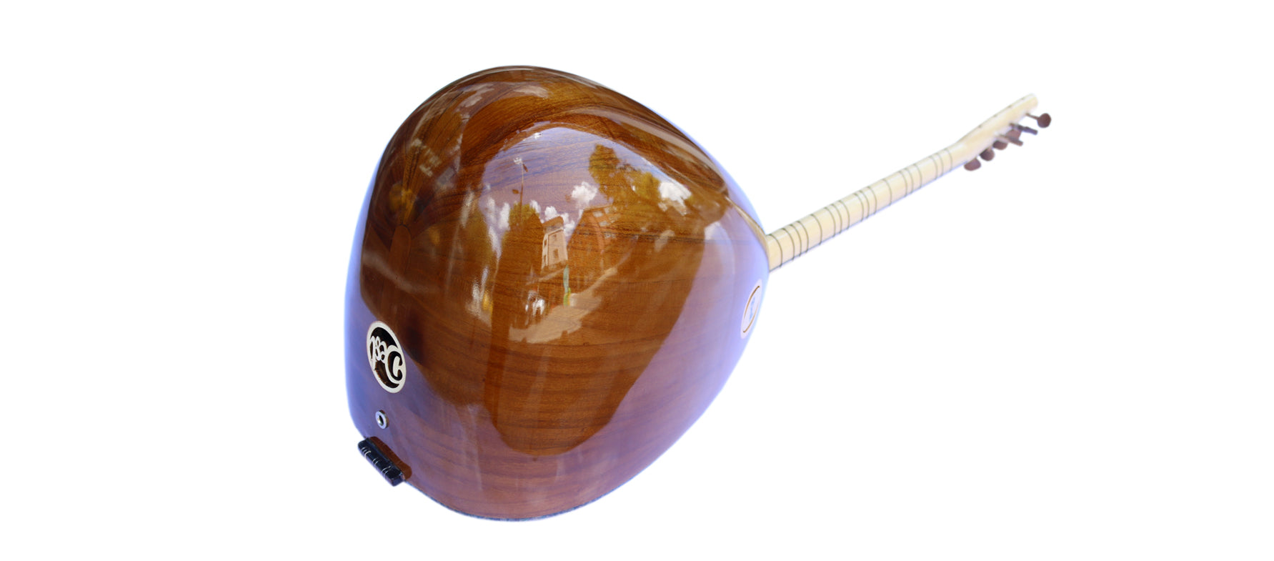Maulbeere-Kurzhals-Baglama-Saz ASK-306 von Dest