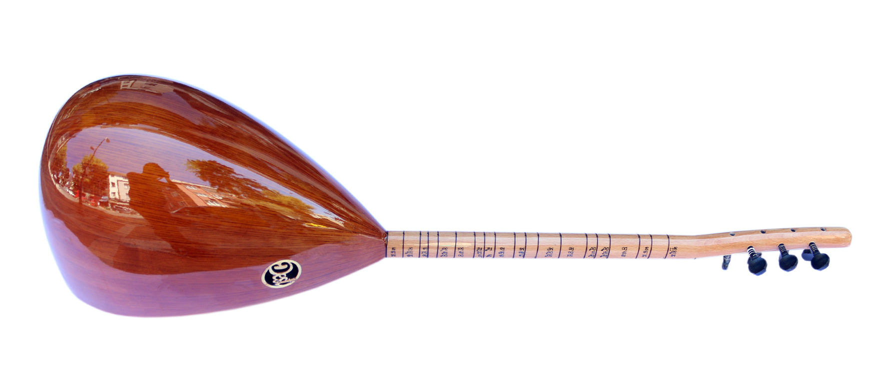 Handgefertigtes Kurzhals-Baglama-Saz ASK-111N mit Noten