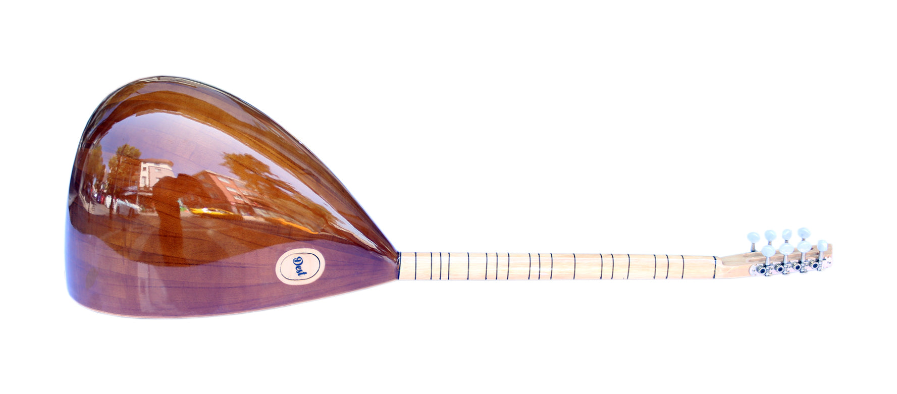 Maulbeere-Kurzhals-Baglama-Saz ASK-206G von Dest
