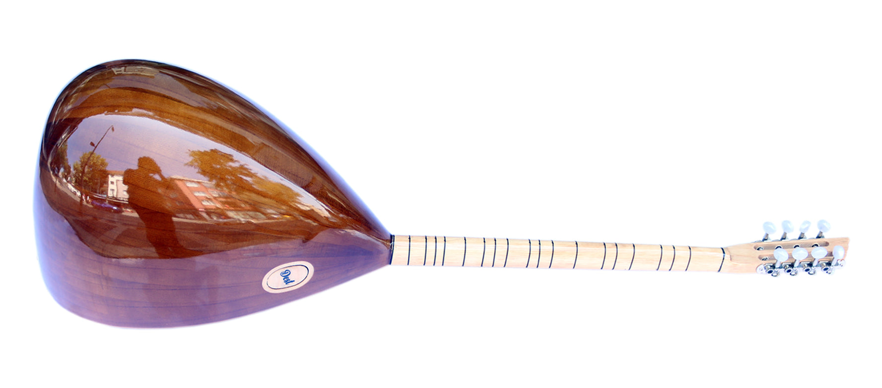 Dest Türkisches Maulbeere-Kurzhals-Baglama ASK-206G