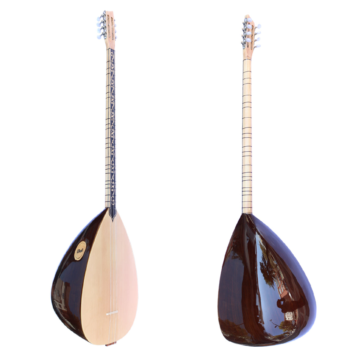 Türkisches Qualitäts-Langhals-Baglama ASL-302G aus Walnuss von Dest