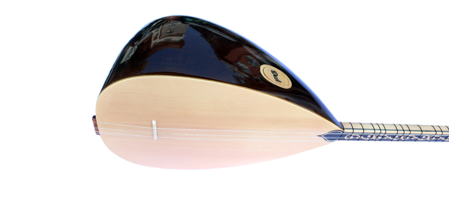 Walnuss-Langhals-Baglama-Saz ASL-302G von Dest