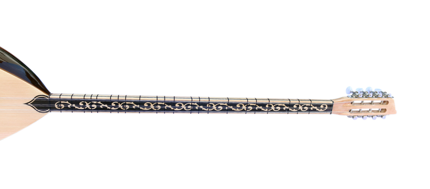 Dest Türkisches Walnuss-Langhals-Baglama ASL-302G