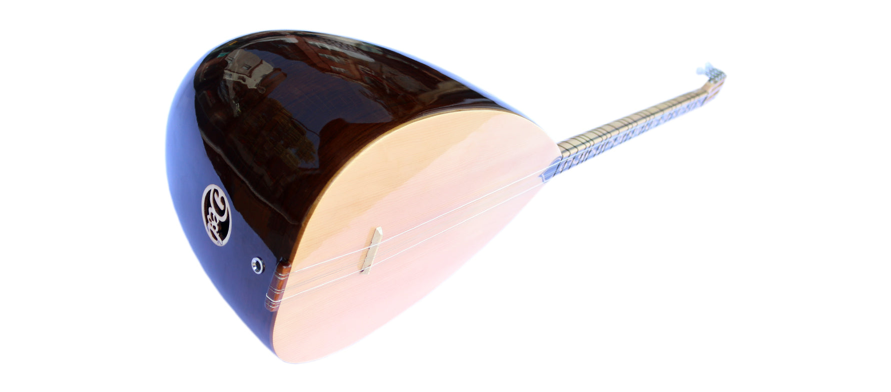 Handgefertigtes Walnuss-Langhals-Baglama ASL-302G von Dest