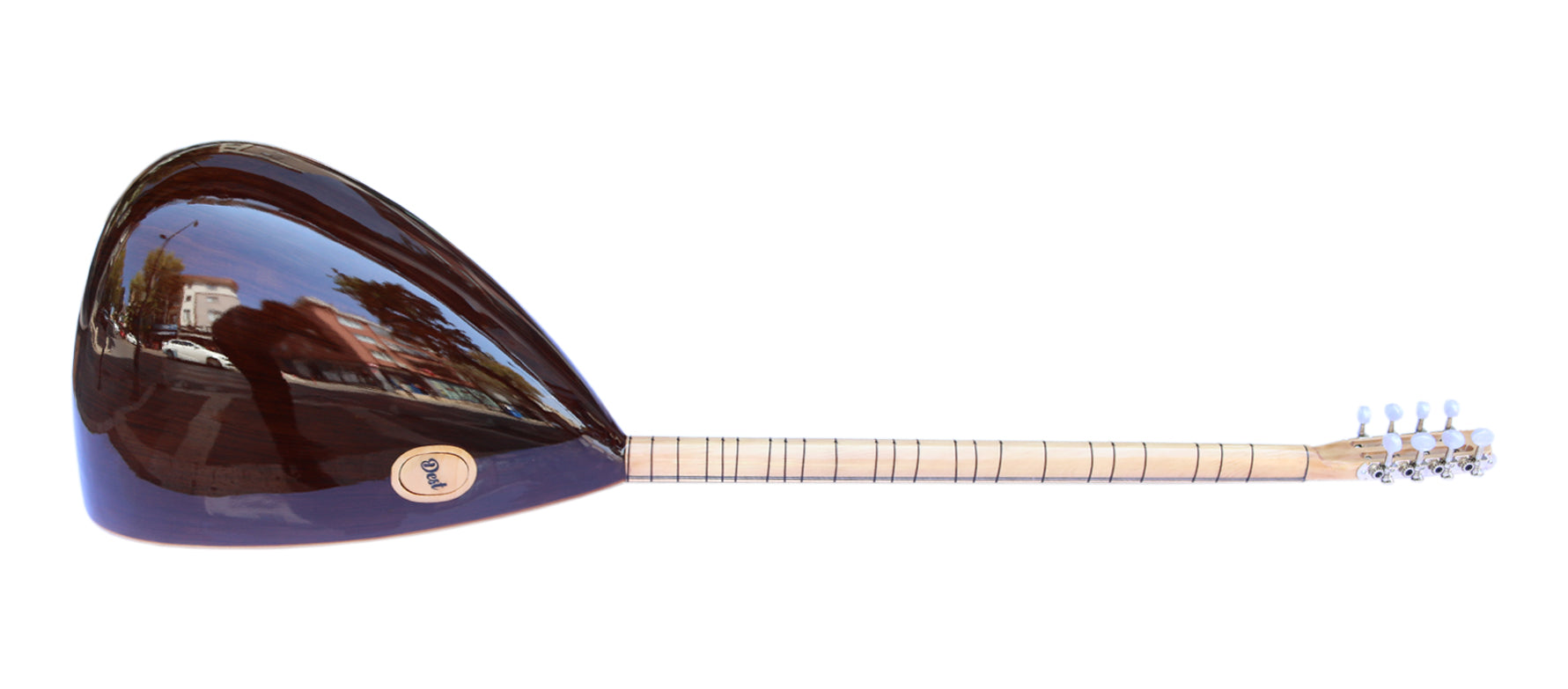 Walnuss-Langhals-Baglama-Saz ASL-302G von Dest