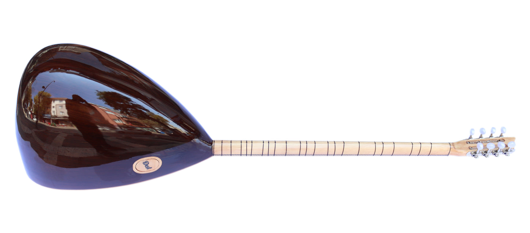 Dest Türkisches Walnuss-Langhals-Baglama ASL-302G