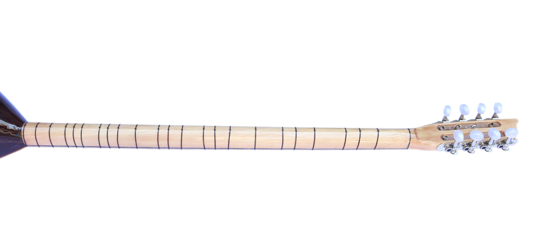 Handgefertigtes Walnuss-Langhals-Baglama ASL-302G von Dest