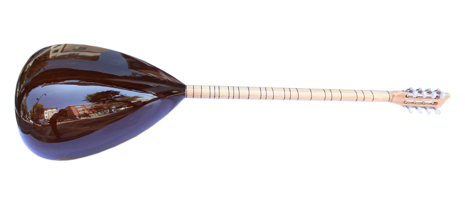 Dest Türkisches Walnuss-Langhals-Baglama ASL-302G