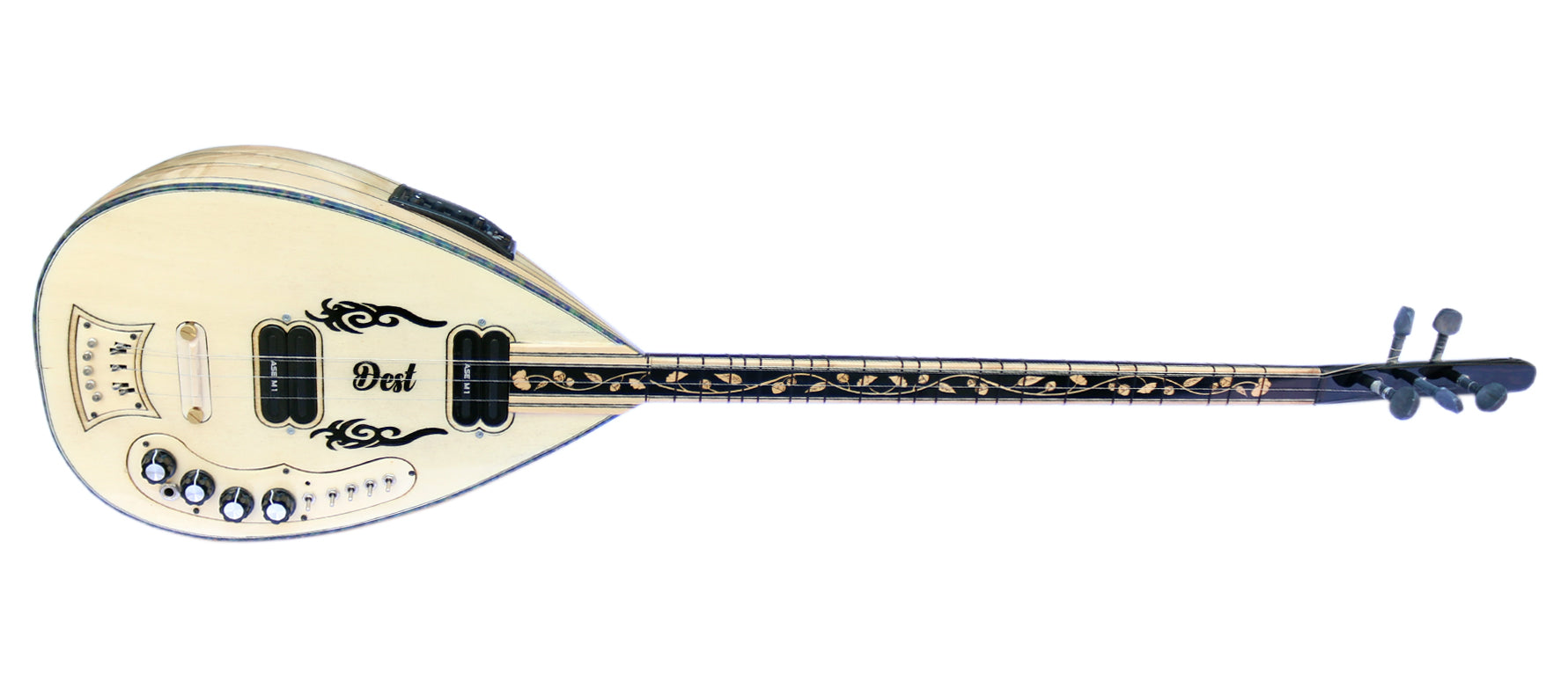 Dest RT1 E-Baglama Saz mit eingebautem Rhythmussystem