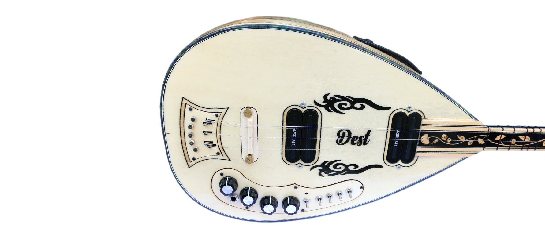 Dest E-Baglama Saz RT1 mit Rhythmen für Soloauftritte