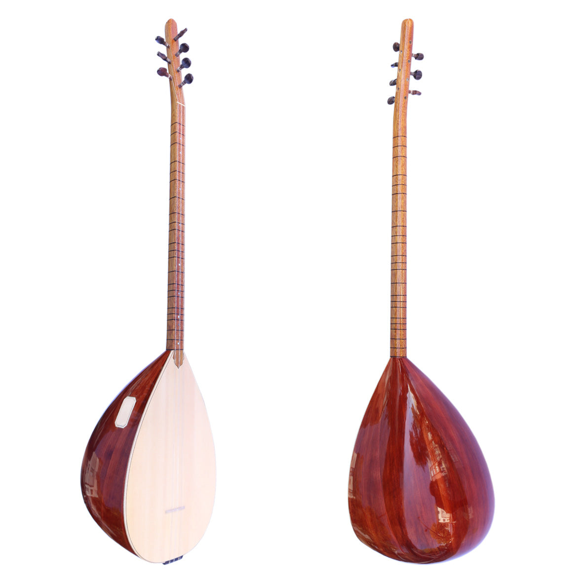 Türkische professionelle Langhals-Baglama Saz OSL-205 aus Wacholder mit Fichtendecke