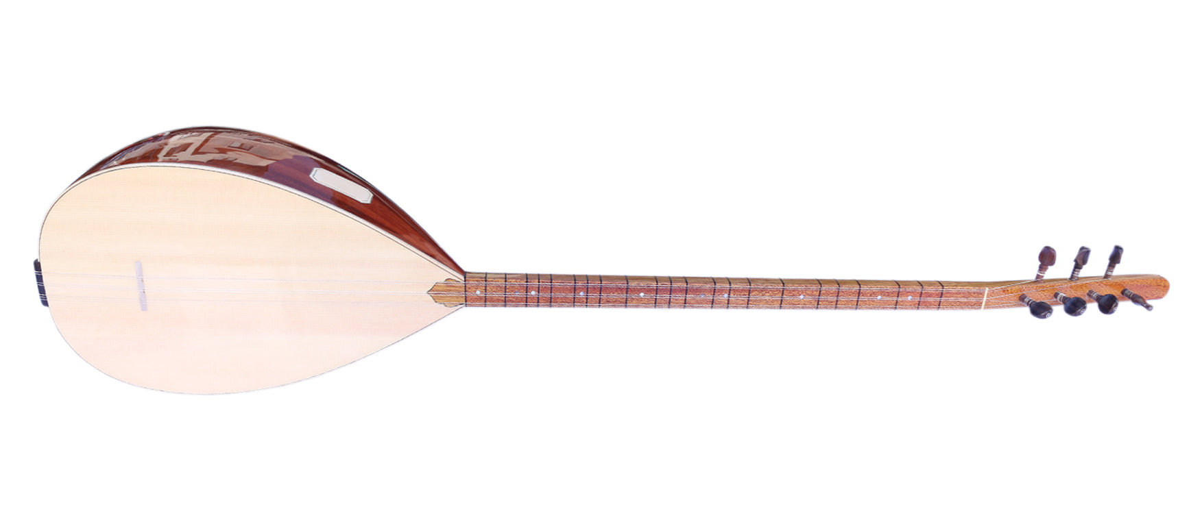 Wacholder und Fichte Langhals-Saz OSL-205 mit Mahagoni-Hals von Sala