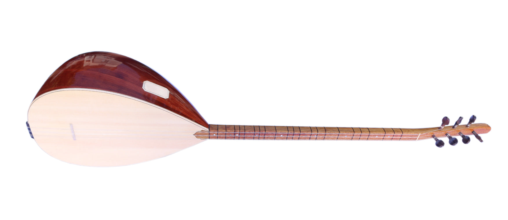 Sala Muzik professionelles Wacholder-Langhals-Baglama MSL-105-2