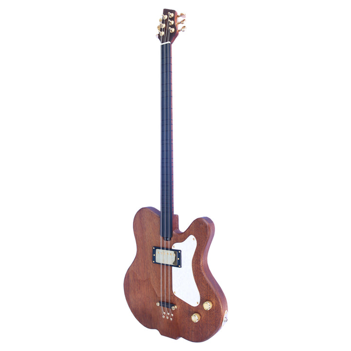 Professional caglama CAG-4 hybrid baglama electric with one-piece okoume body