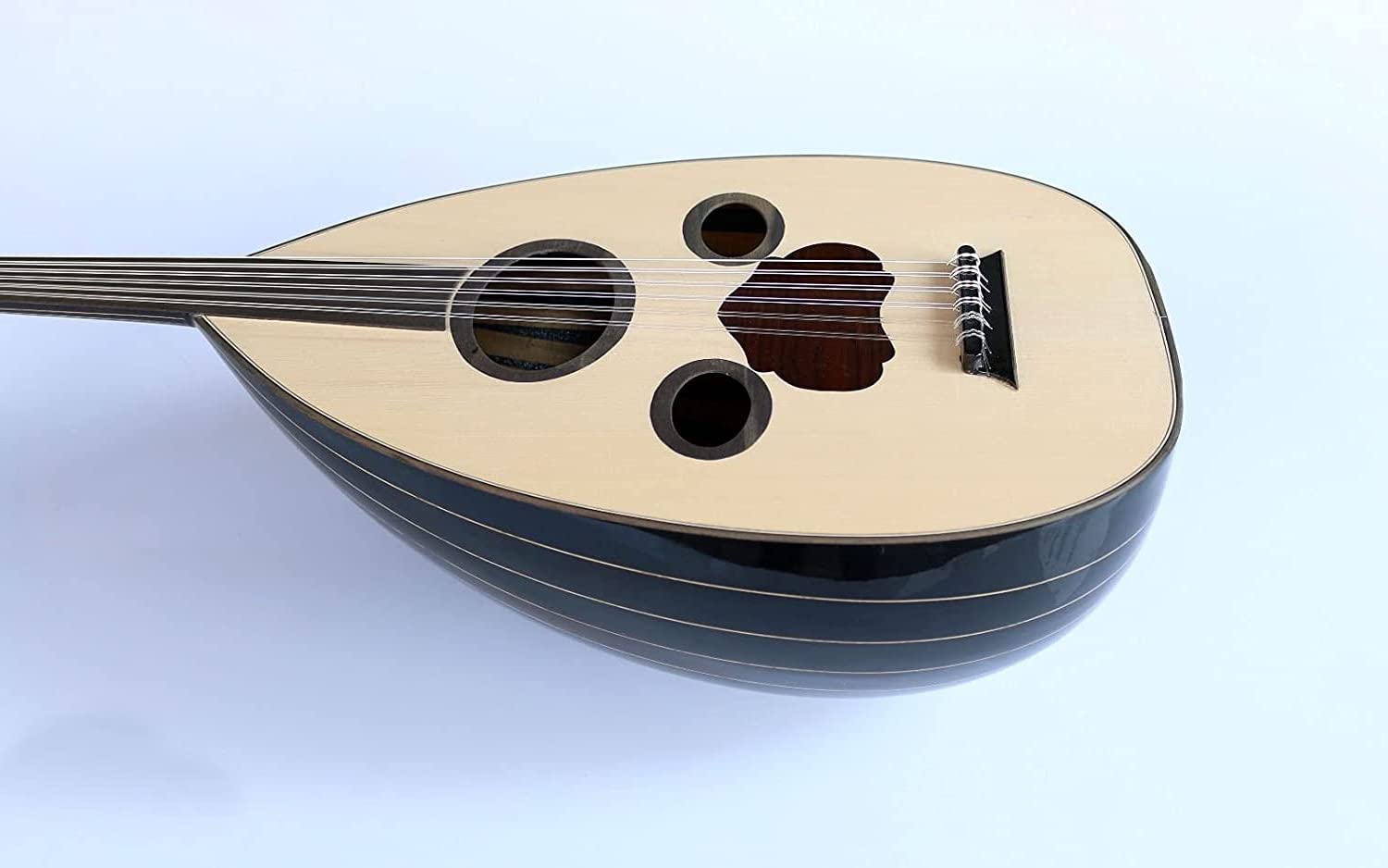 Linkshändige arabische Oud AAO-108L mit Pyramid 650/11 Saiten