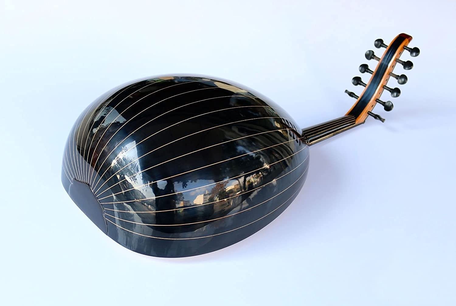 Sala Muzik handgefertigte arabische Walnuss-Oud AAO-108L