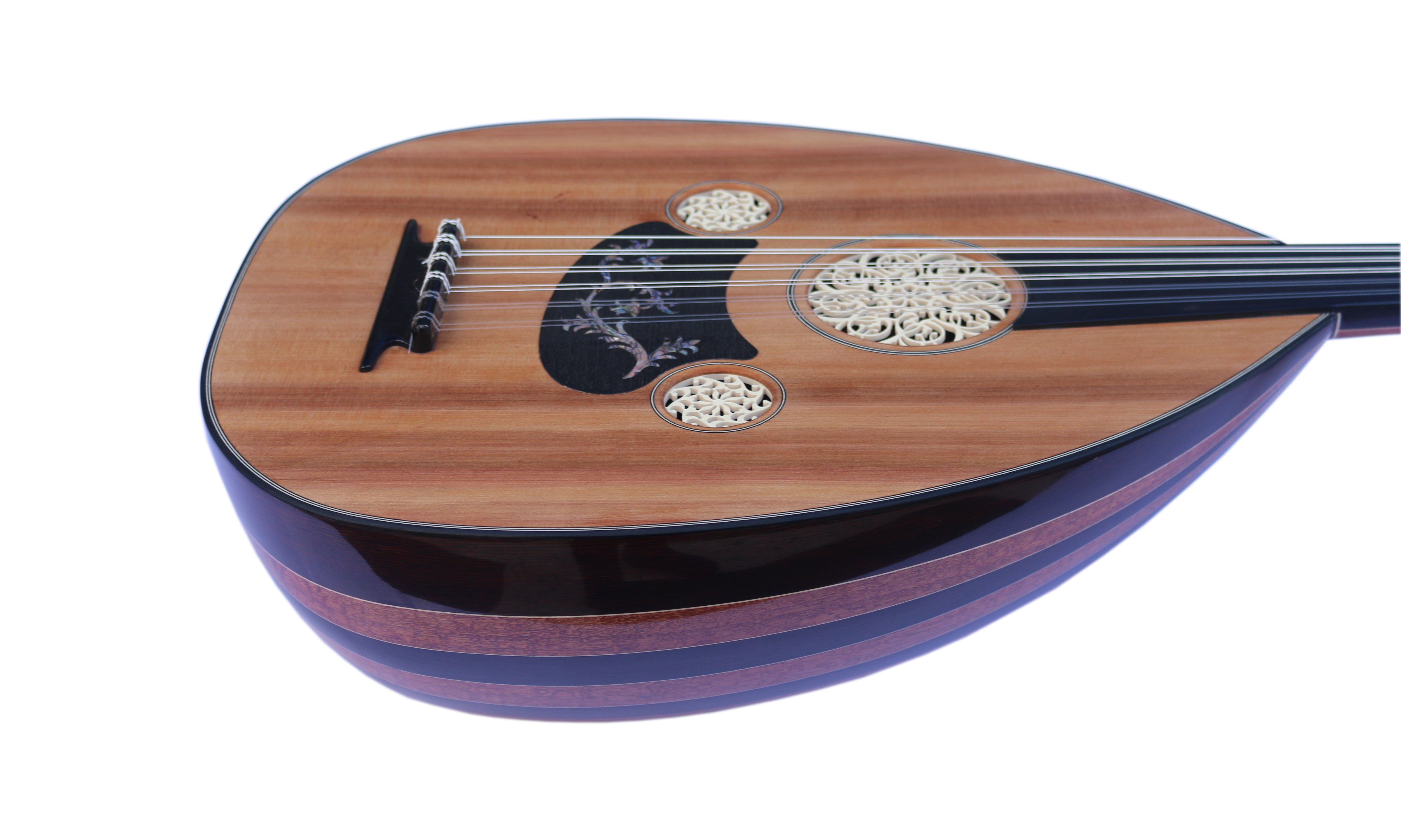 Premium handmade Turkish oud SALA-O9 with deep sound and comfortable playability