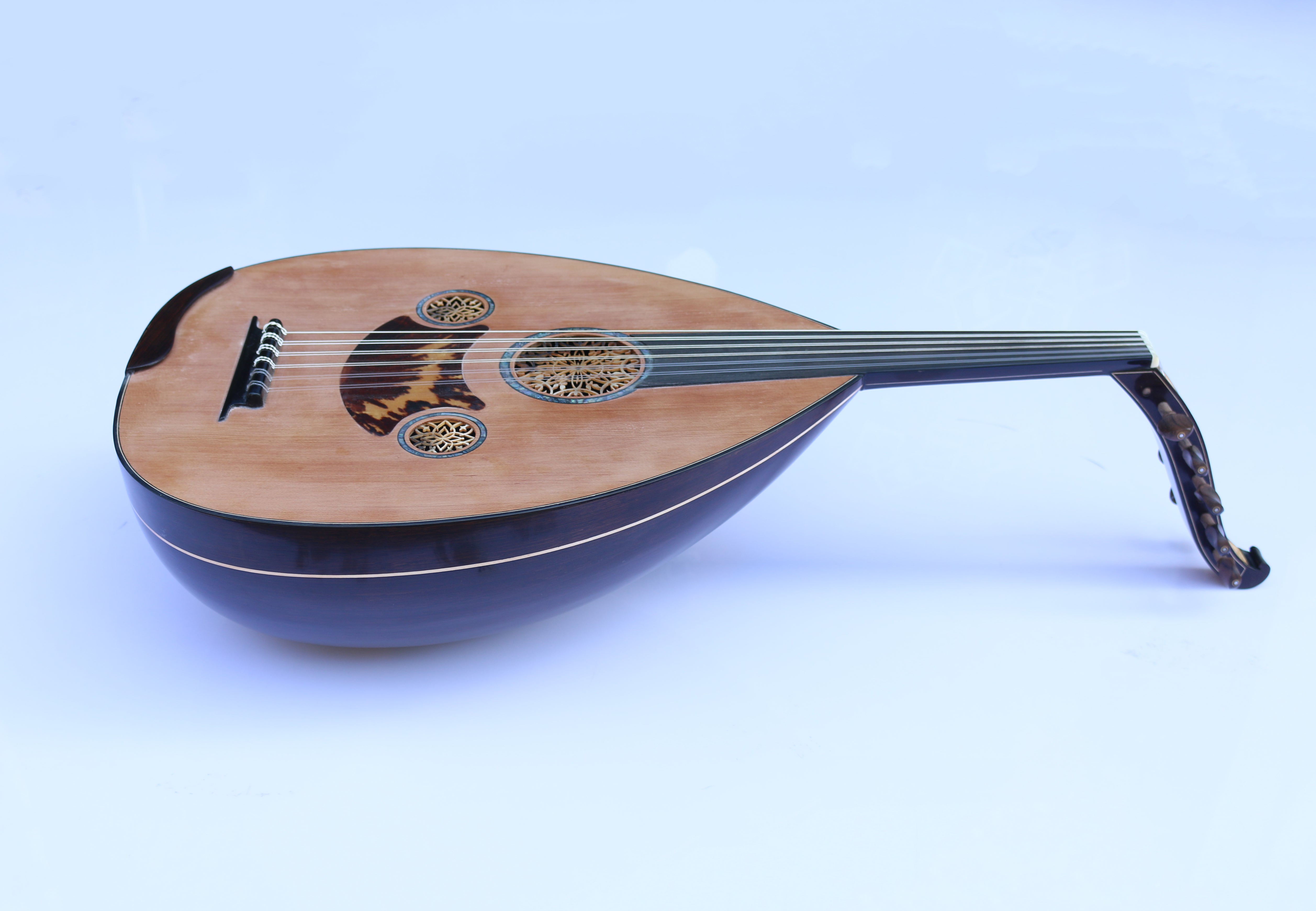 Mustafa Copcuoglu spezielle türkische Oud MCO-405 Wenge-Korpus und Zederndecke