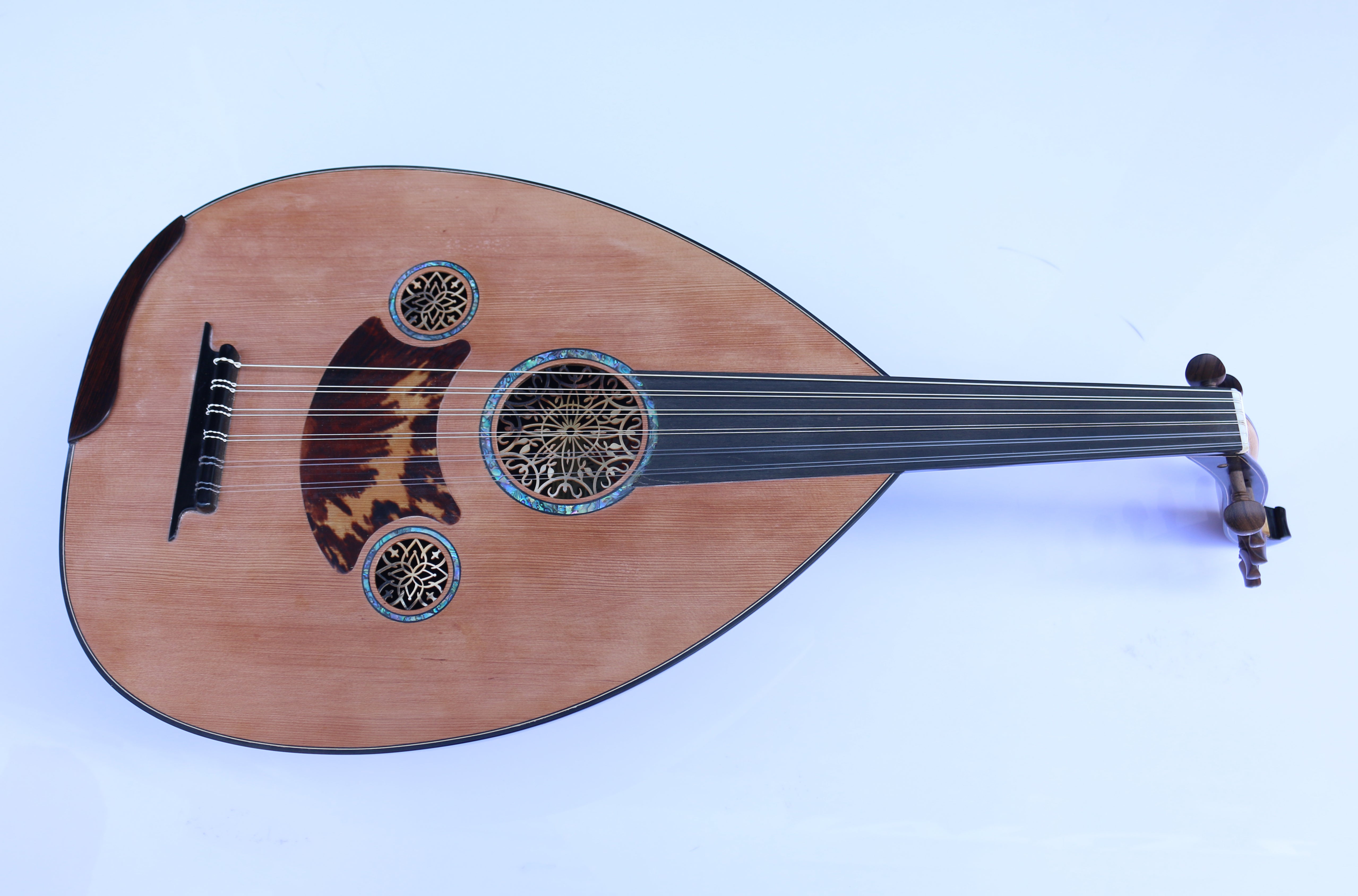 Handgefertigte türkische Oud MCO-405 vom Meisterluthier Mustafa Copcuoglu