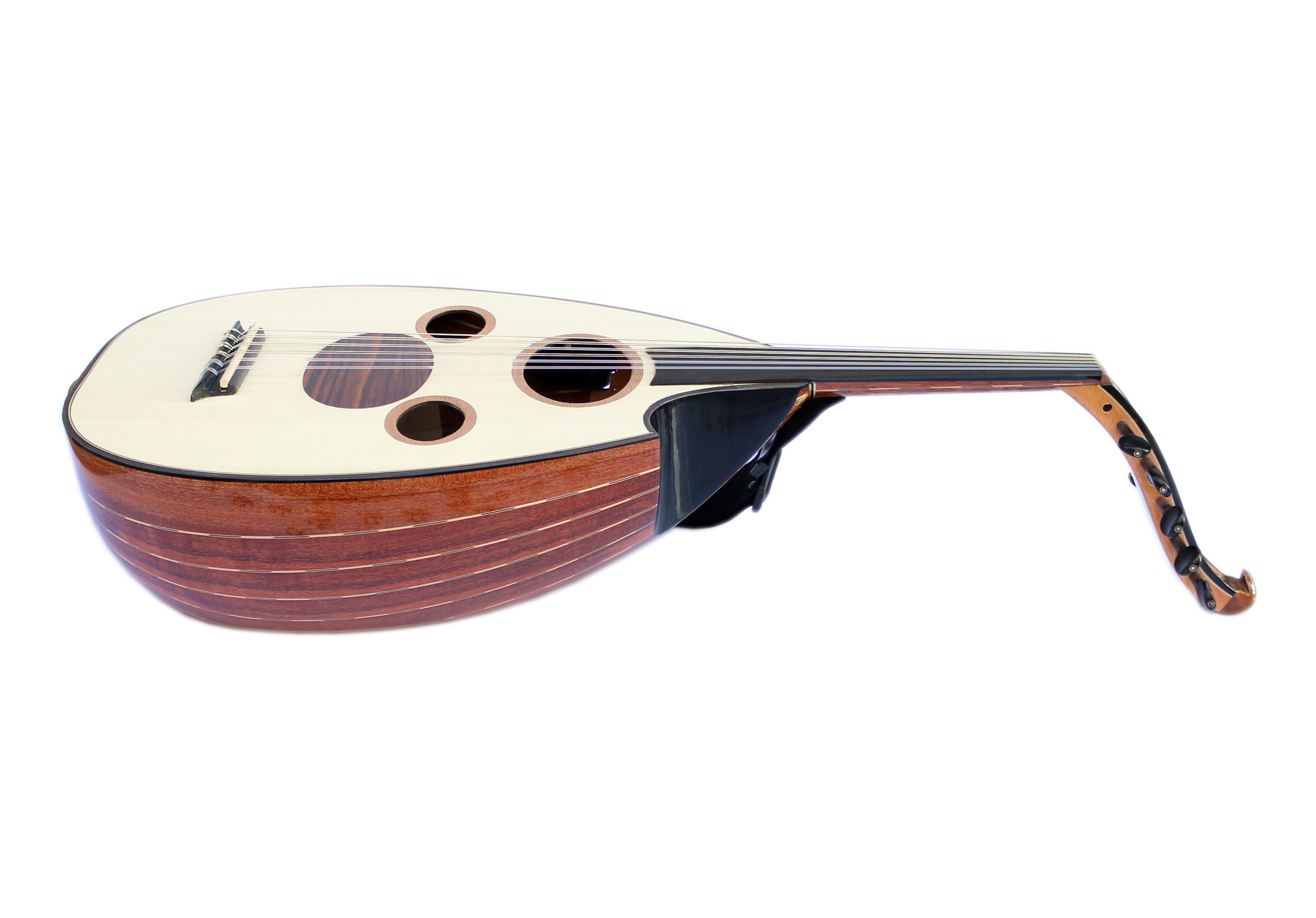 Sala Muzik arabische E-Oud AOH-6 aus Mahagoni und Fichte