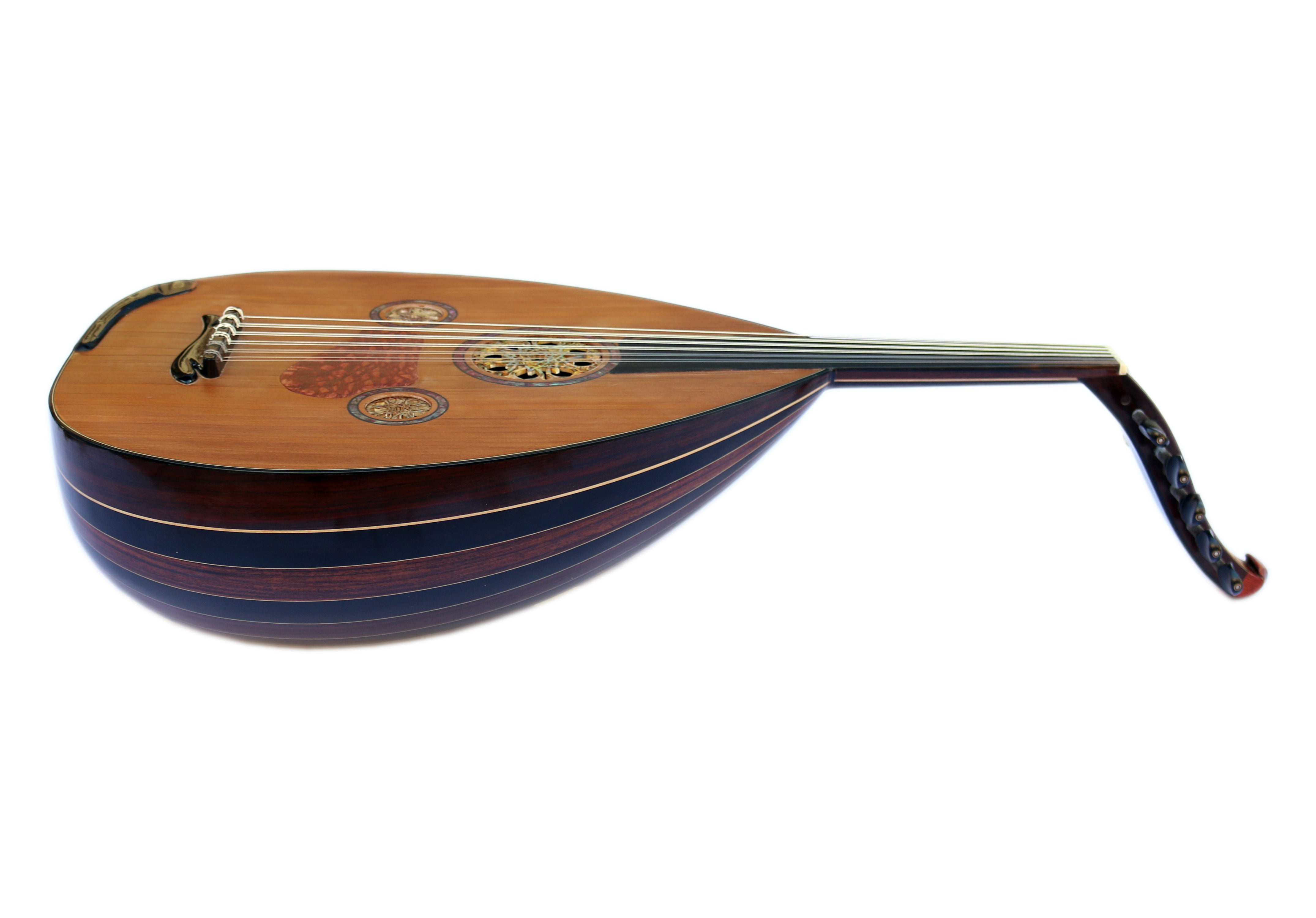 Mehmet Caymaz handgefertigte arabische Oud CM-5 mit Ebenholz-Palisander-Korpus