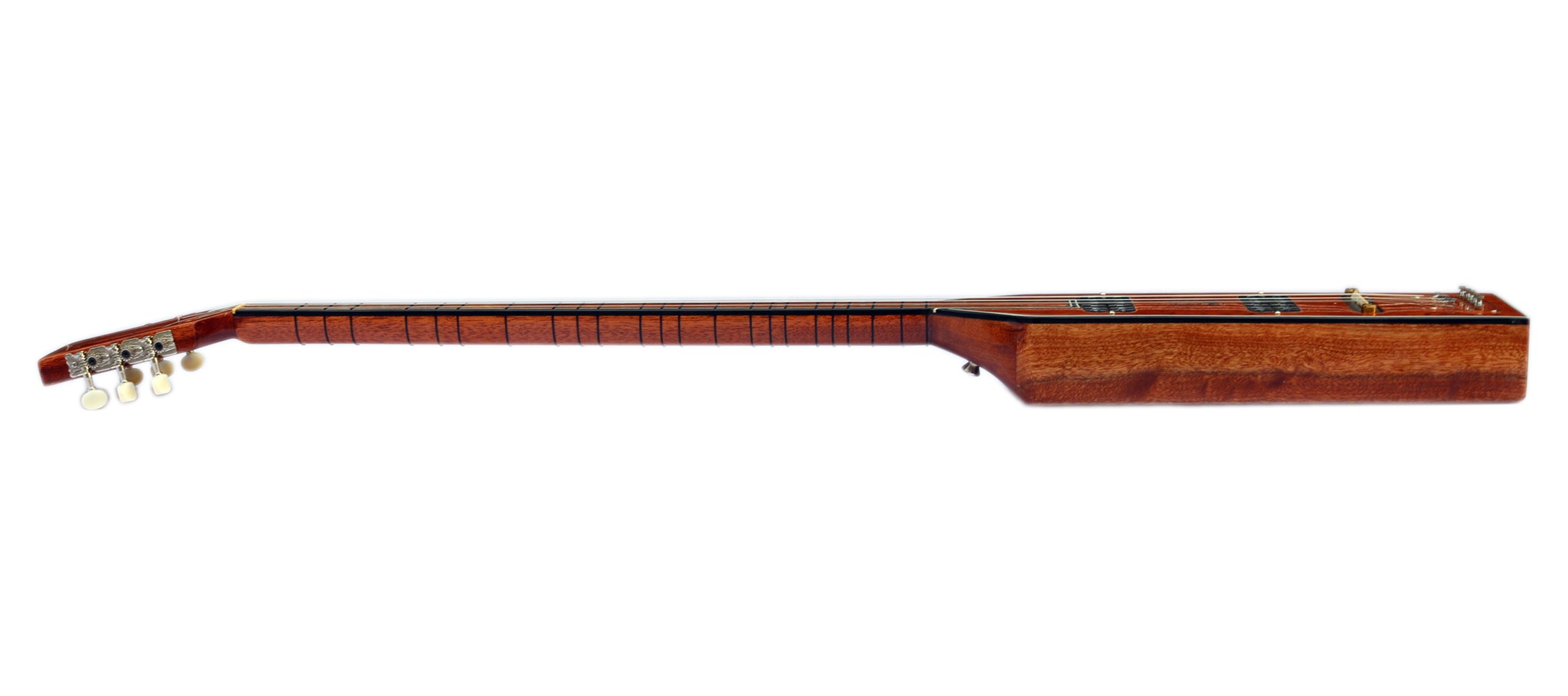 Handgefertigte Flach-E-Baglama SQR-402L für Linkshandänder