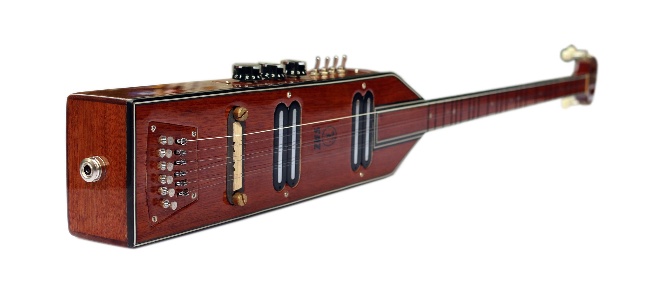 Flachkorpus-E-Baglama SQR-402 von Dest für Bühnenauftritte