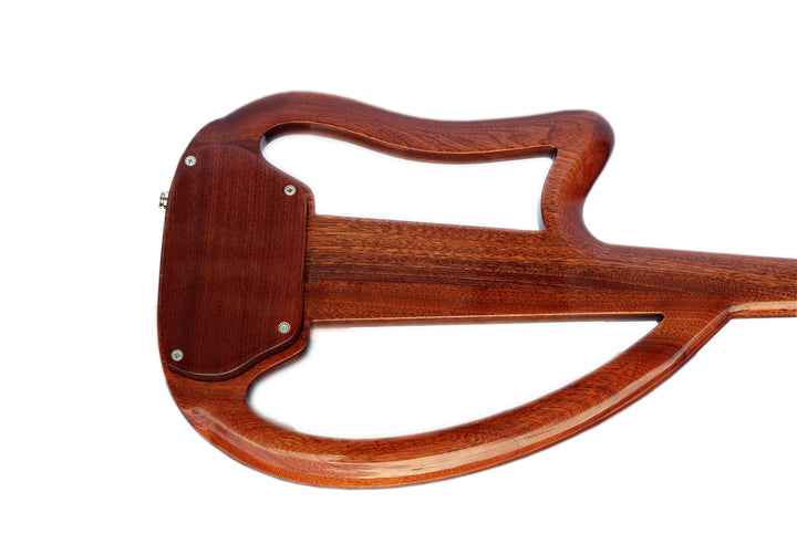 Mahogany Turkish silent electric oud AOS-101 by Sala