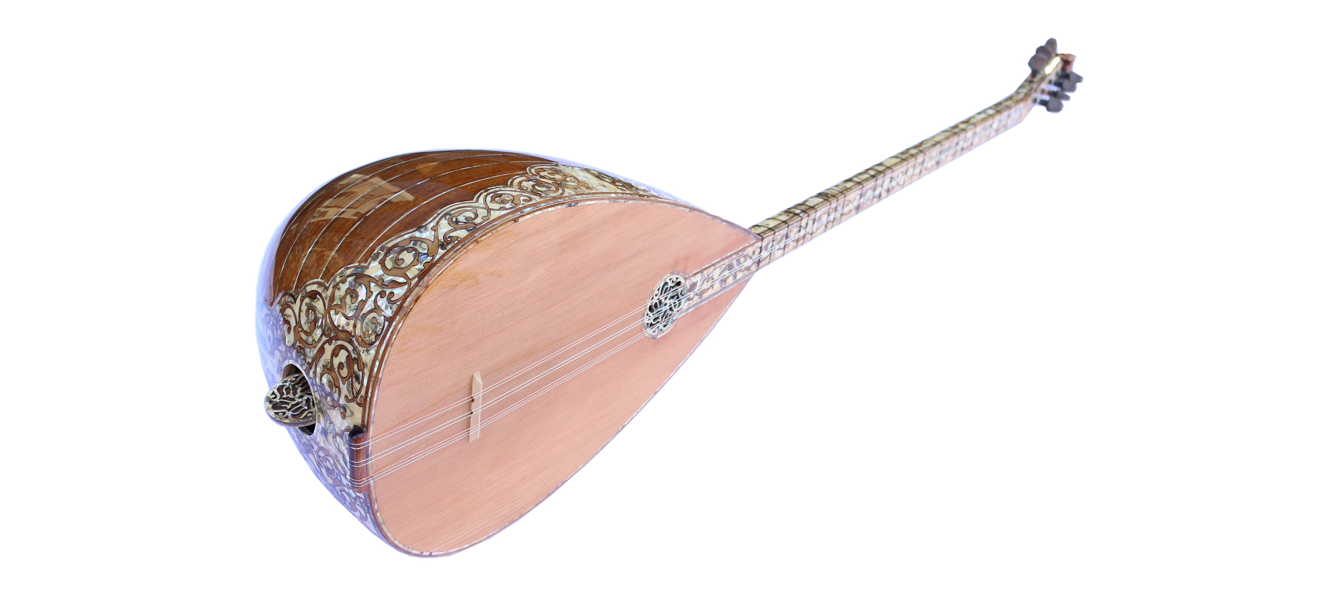 Perlmuttbesetzte Langhals-Baglama PEARL-1 von Sala