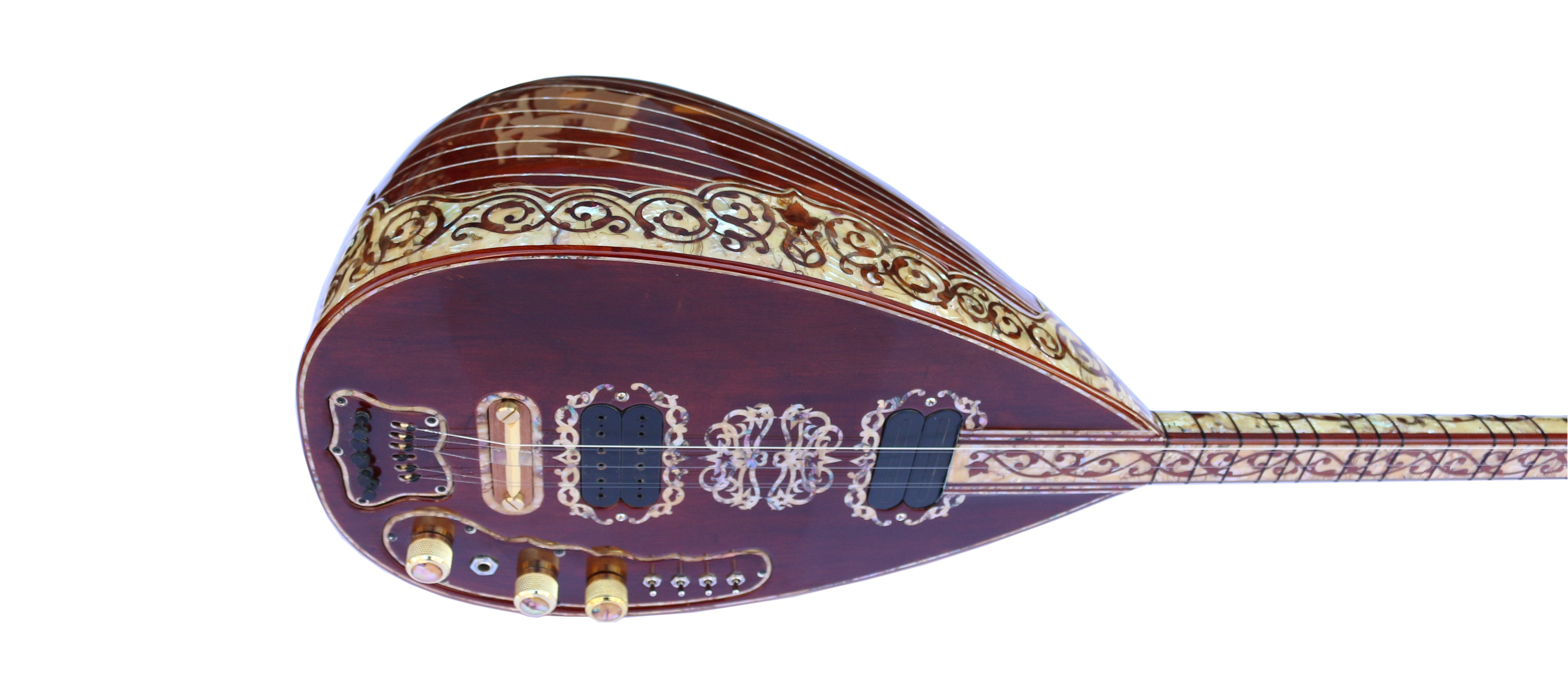Sala Spezial-E-Saz PEARL-2 mit dekorativen Perlmuttdetails