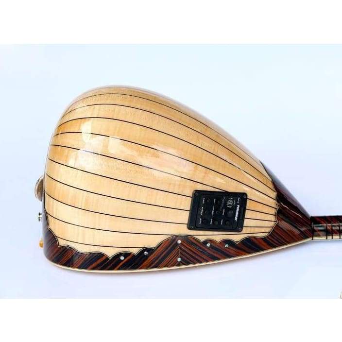 Handgefertigte Konzert-Ahorn-Langhals-Baglama SSL-403EQ