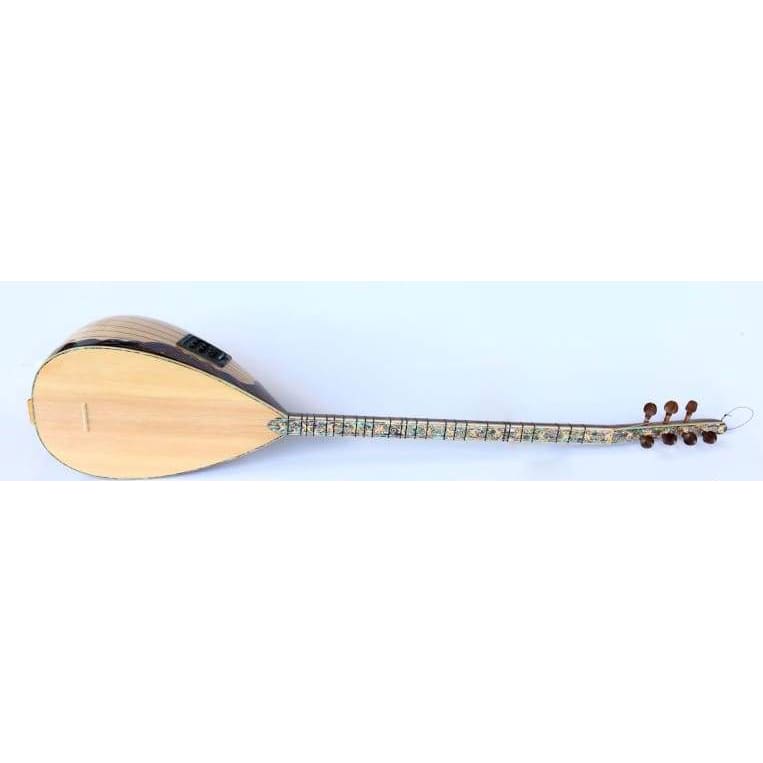 Concert quality long neck maple baglama saz SSL-403EQ with equalizer by Sala