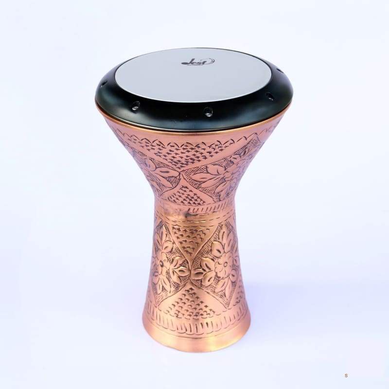 Dest Percussion Kupfer ägyptischer Doumbek DED-422P mit stimmbarem Synthetikfell