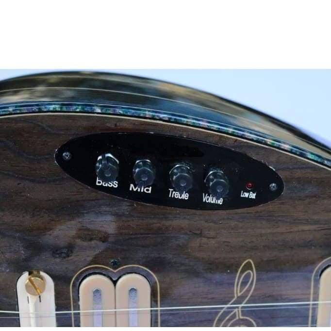 Dest Langhals-E-Baglama EQ2 mit Equalizer-System