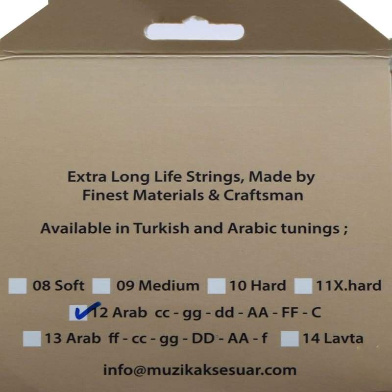 Aurora Premium arabische Oud-Saiten AOO-112 komplettes Set