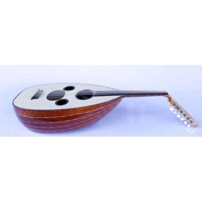 Professionelle arabische E-Oud AAOK-301G mit Mahagoni-Korpus und Fichtendecke
