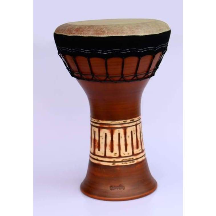 Emin Percussion Ton-Solo-Darbuka EP-004-A mit natürlichem Keramikkorpus