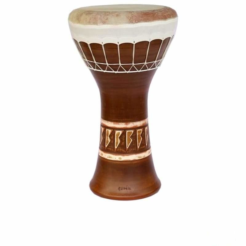 Professionelle Ton-Mittelbass-Darbuka EP-004-B von Emin Percussion mit Ziegenfell