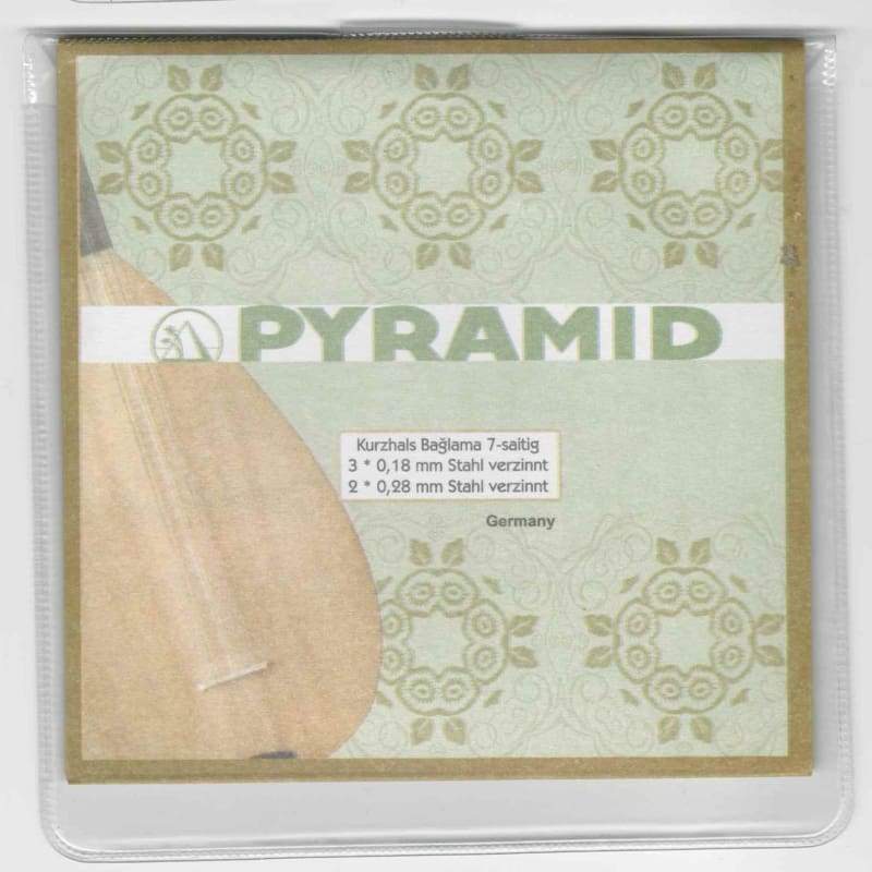 Professionelle türkische Kurzhals-Baglama-Saiten PSS-404 von Pyramid Saiten