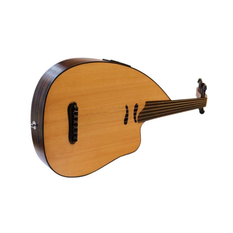 Spezielle E-Oud PROUD-4 mit Ebenholz-Schale und Fichtendecke von Mehmet Caymaz
